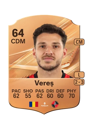 Vereș - 64 - Rare EA FC 27 card