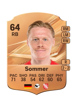 Sommer - 64 - Rare EA FC 27 card