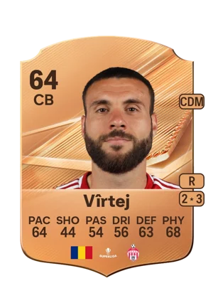Vîrtej - 64 - Rare EA FC 27 card