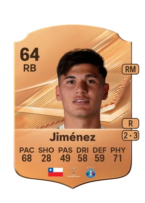 Jiménez - 64 - Rare EA FC 27 card