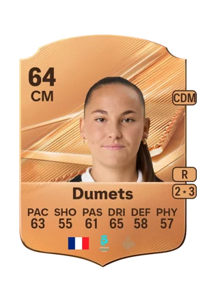 Dumets - 64 - Rare EA FC 27 card
