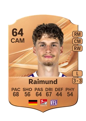 Raimund - 64 - Rare EA FC 27 card