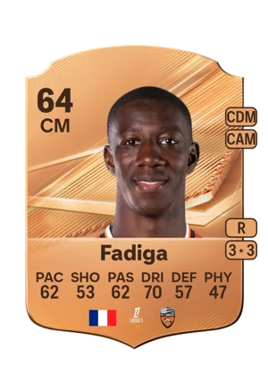 Fadiga - 64 - Rare EA FC 27 card
