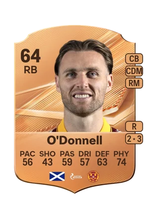 O'Donnell - 64 - Rare EA FC 27 card