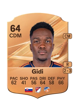 Gidi - 64 - Rare EA FC 27 card