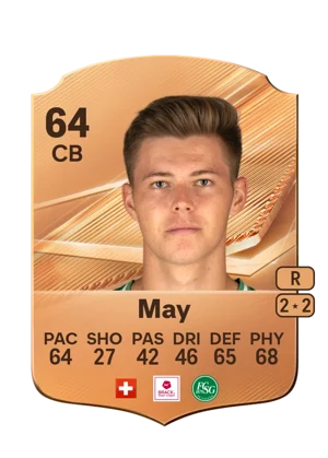 May - 64 - Rare EA FC 27 card