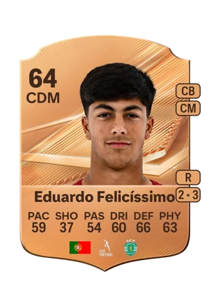 Eduardo Felicíssimo - 64 - Rare EA FC 27 card