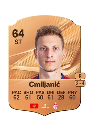 Cmiljanić - 64 - Rare EA FC 27 card