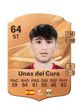 Unax del Cura - 64 - Rare EA FC 27 card