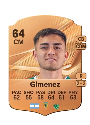 Gimenez - 64 - Rare EA FC 27 card