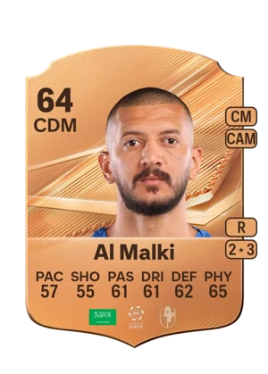 Al Malki - 64 - Rare EA FC 27 card