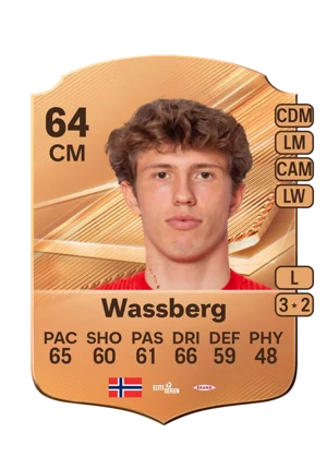 Wassberg - 64 - Rare EA FC 27 card