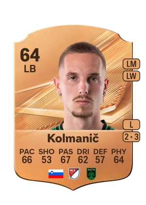 Kolmanič - 64 - Rare EA FC 27 card