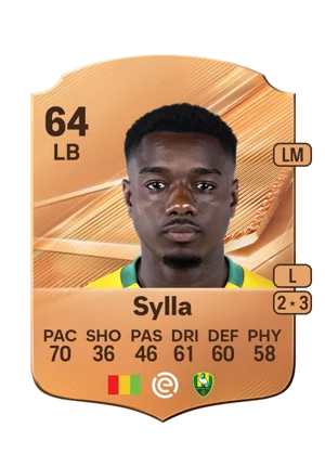 Sylla - 64 - Rare EA FC 27 card