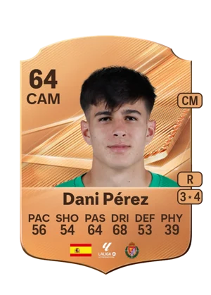 Dani Pérez - 64 - Rare EA FC 27 card