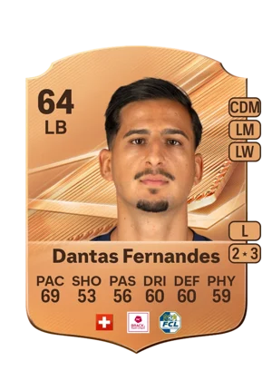 Dantas Fernandes - 64 - Rare EA FC 27 card