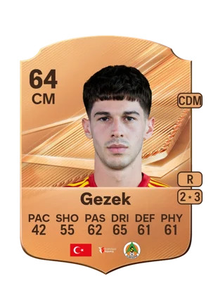 Gezek - 64 - Rare EA FC 27 card