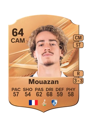 Mouazan - 64 - Rare EA FC 27 card
