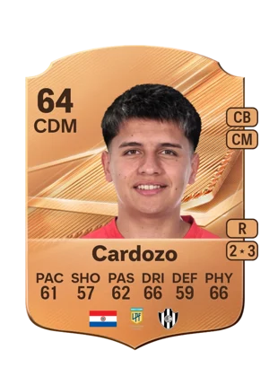 Cardozo - 64 - Rare EA FC 27 card