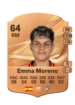 Emma Moreno - 64 - Rare EA FC 27 card