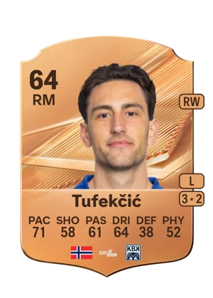 Tufekčić - 64 - Rare EA FC 27 card