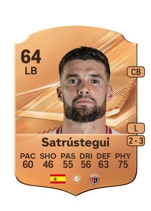 Satrústegui - 64 - Rare EA FC 27 card