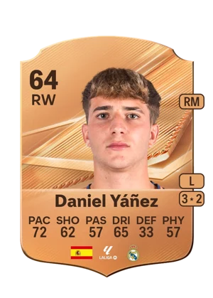 Daniel Yáñez - 64 - Rare EA FC 27 card
