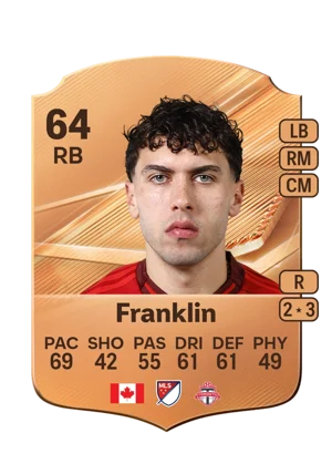 Franklin - 64 - Rare EA FC 27 card