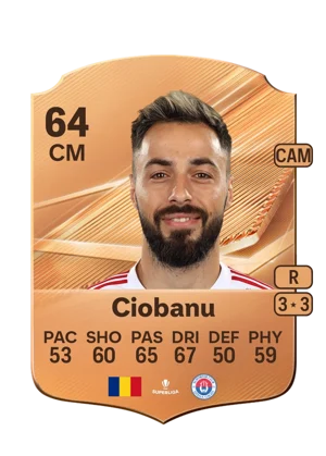 Ciobanu - 64 - Rare EA FC 27 card