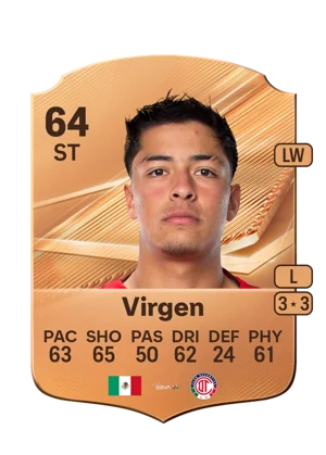 Virgen - 64 - Rare EA FC 27 card