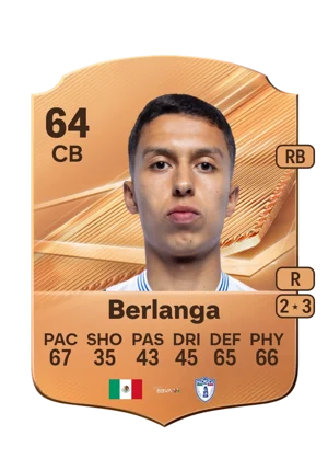 Berlanga - 64 - Rare EA FC 27 card