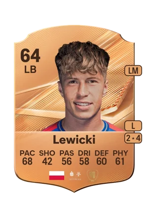 Lewicki - 64 - Rare EA FC 27 card