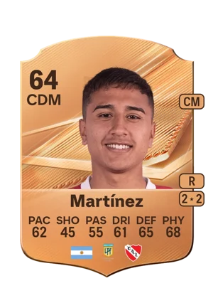 Martínez - 64 - Rare EA FC 27 card