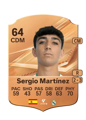 Sergio Martínez - 64 - Rare EA FC 27 card