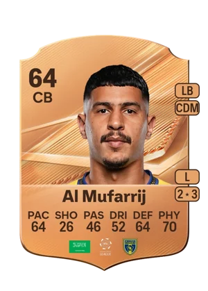 Al Mufarrij - 64 - Rare EA FC 27 card