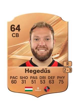 Hegedűs - 64 - Rare EA FC 27 card