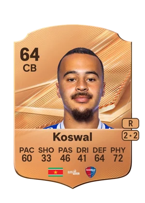 Koswal - 64 - Rare EA FC 27 card