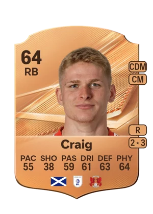 Craig - 64 - Rare EA FC 27 card