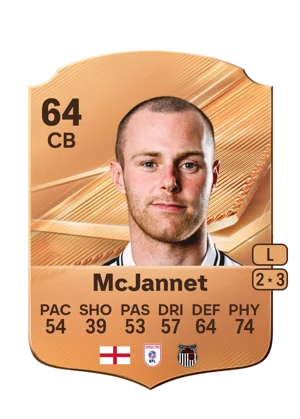 McJannet - 64 - Rare EA FC 27 card