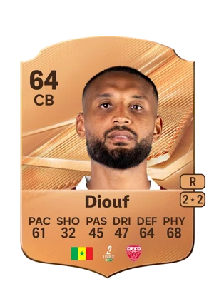 Diouf - 64 - Rare EA FC 27 card