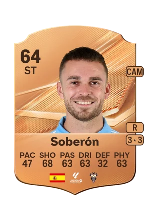 Soberón - 64 - Rare EA FC 27 card
