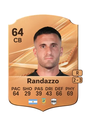 Randazzo - 64 - Rare EA FC 27 card