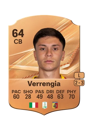 Verrengia - 64 - Rare EA FC 27 card