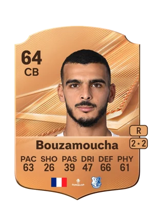 Bouzamoucha - 64 - Rare EA FC 27 card