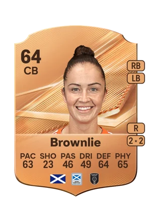 Brownlie - 64 - Rare EA FC 27 card