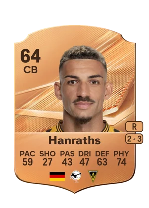 Hanraths - 64 - Rare EA FC 27 card