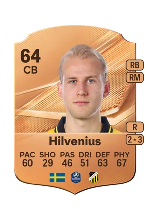 Hilvenius - 64 - Rare EA FC 27 card