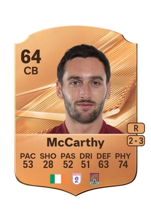 McCarthy - 64 - Rare EA FC 27 card