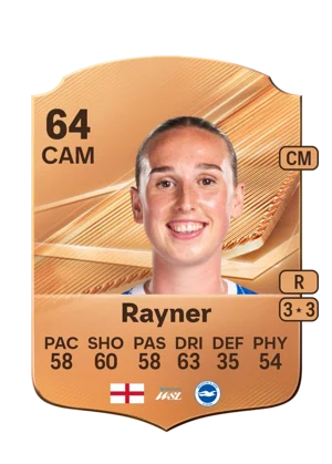 Rayner - 64 - Rare EA FC 27 card
