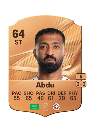 Abdu - 64 - Rare EA FC 27 card
